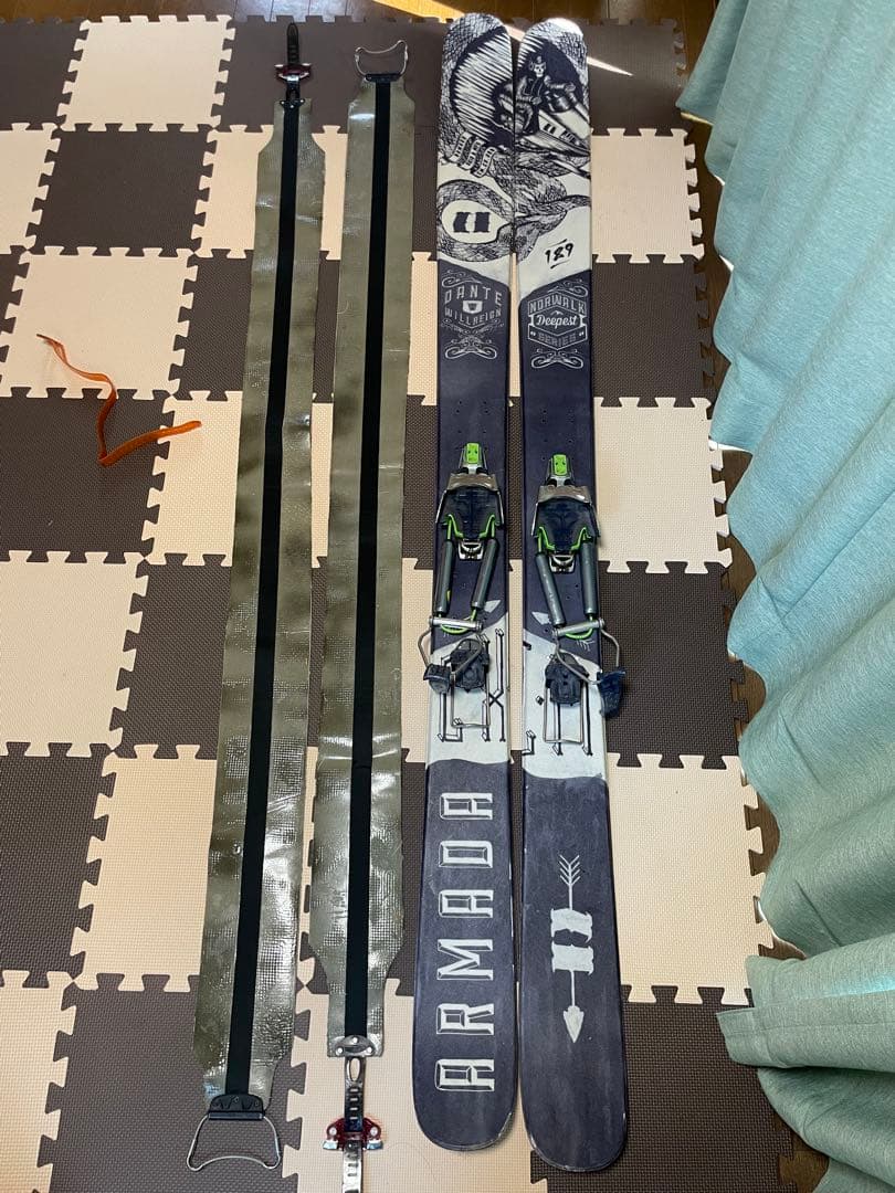 ARMADA NORWALK189ファットスキーテレマークo1付きBDシール付き