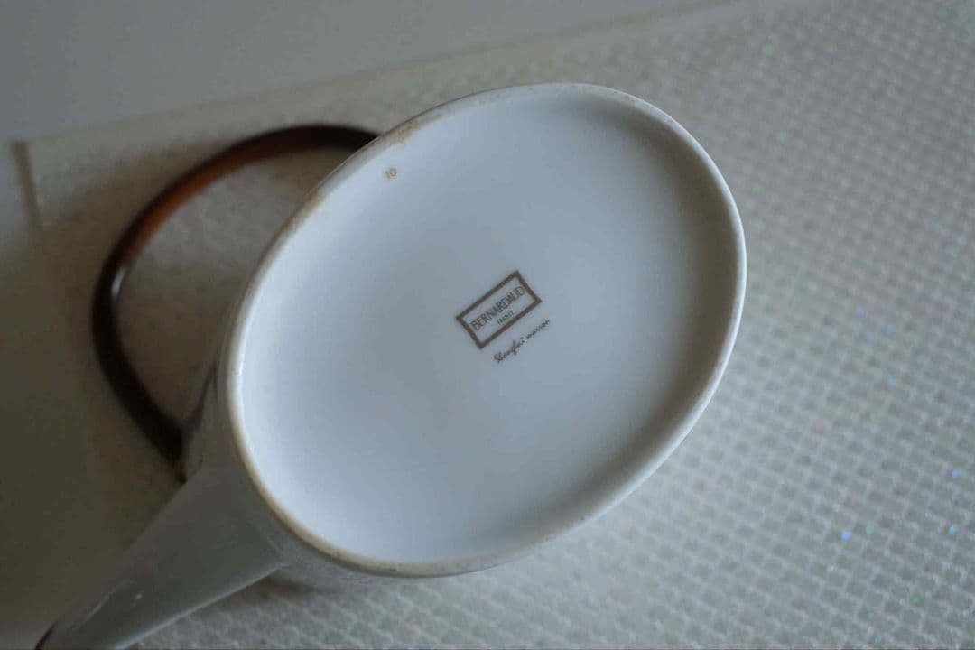 ベルナルド/Bernardaid ティポットホワイトセラミックポット 茶こし付