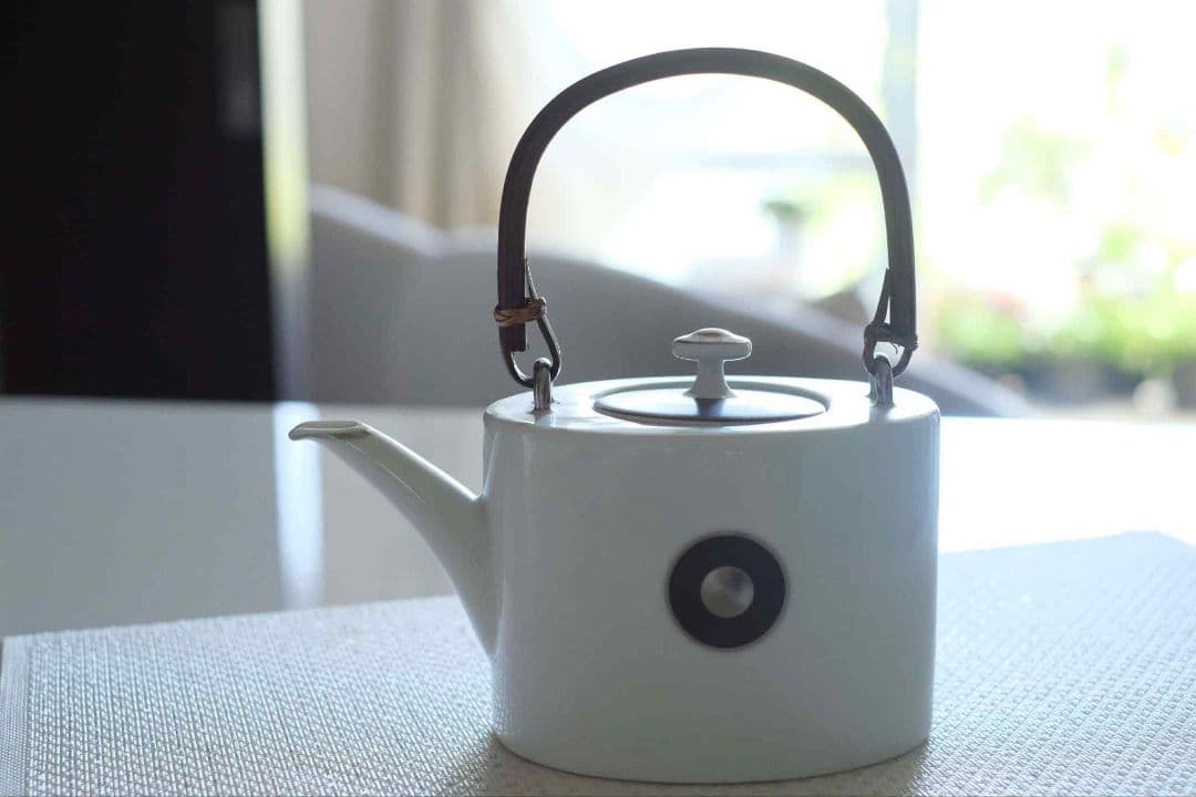 ベルナルド/Bernardaid ティポットホワイトセラミックポット 茶こし付