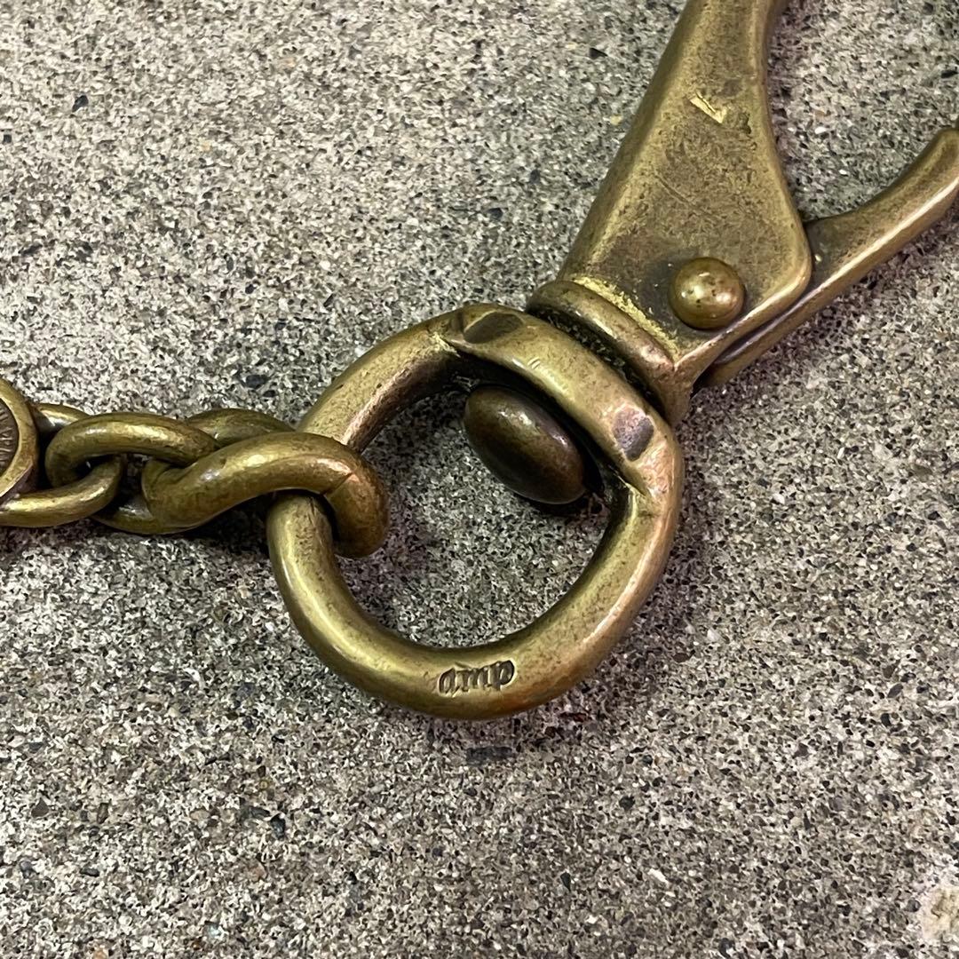 amp japan アンプジャパン マリア ウォレットチェーン ブラス 真鍮