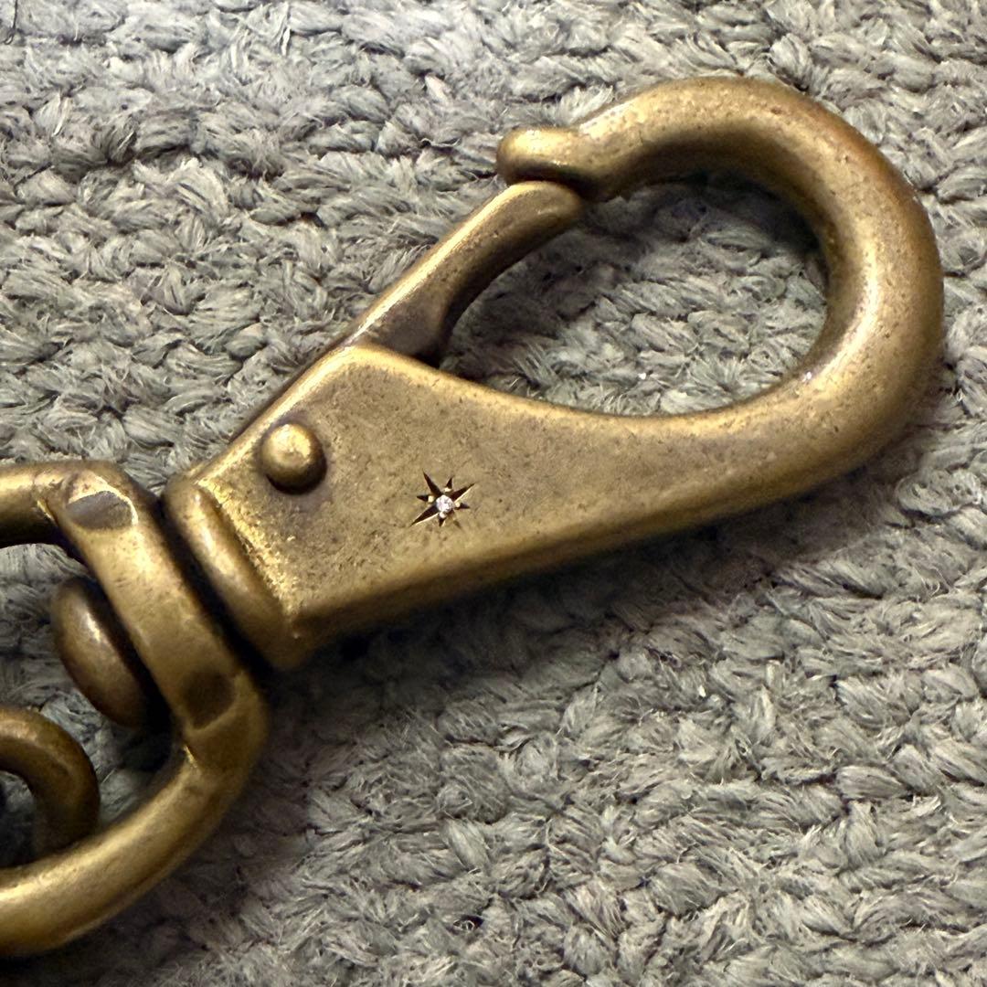 amp japan アンプジャパン マリア ウォレットチェーン ブラス 真鍮