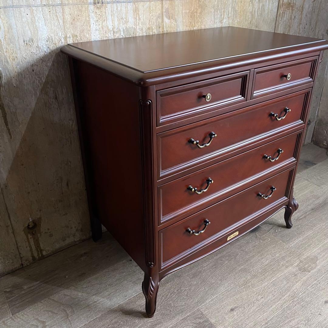 Sri Tokai 東海家具　クラシックスタイル　猫脚　チェスト　4段