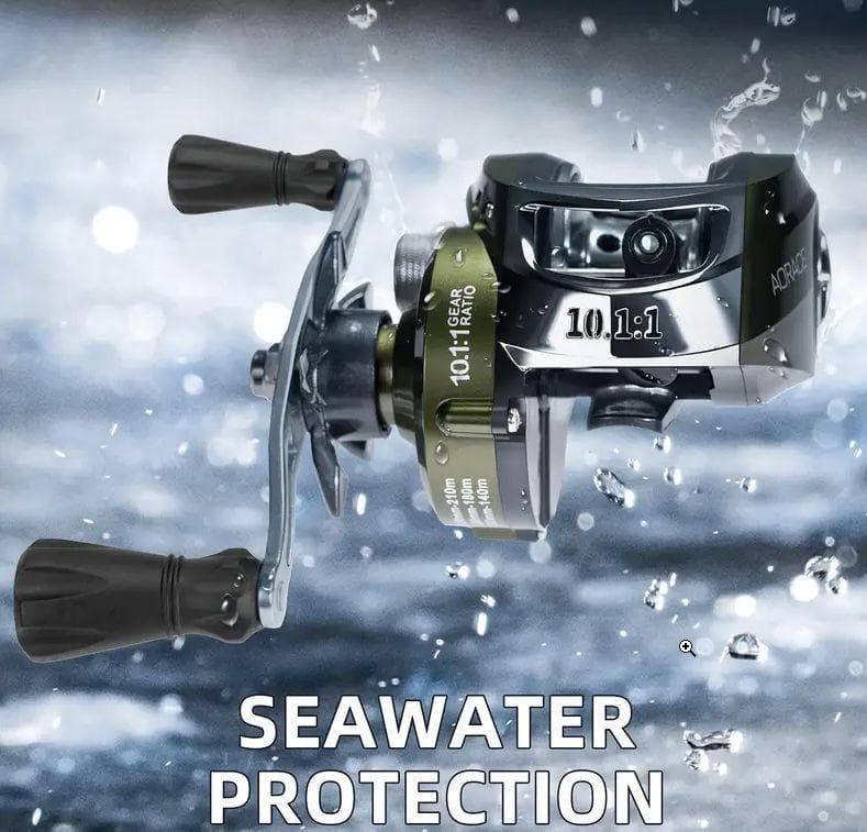 0415 世界第二位の高速巻き上げベイトリール!! ゴーストホーン グリーン