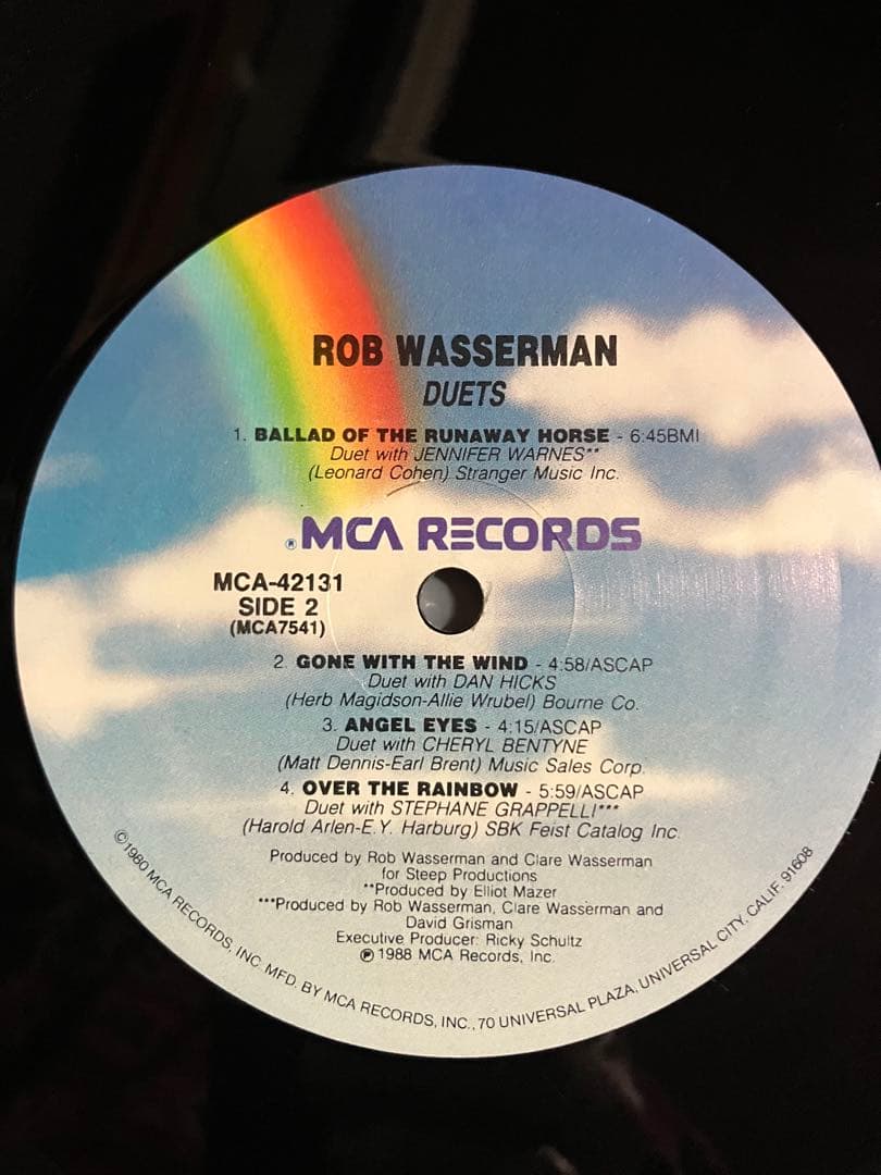 Rob Wasserman Duets オリジナル AUDIOPHILE 高音質