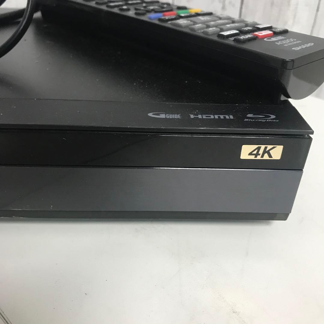 【極美品】シャープ　４Kレコーダー　4B-C10BT3　2019年製　H