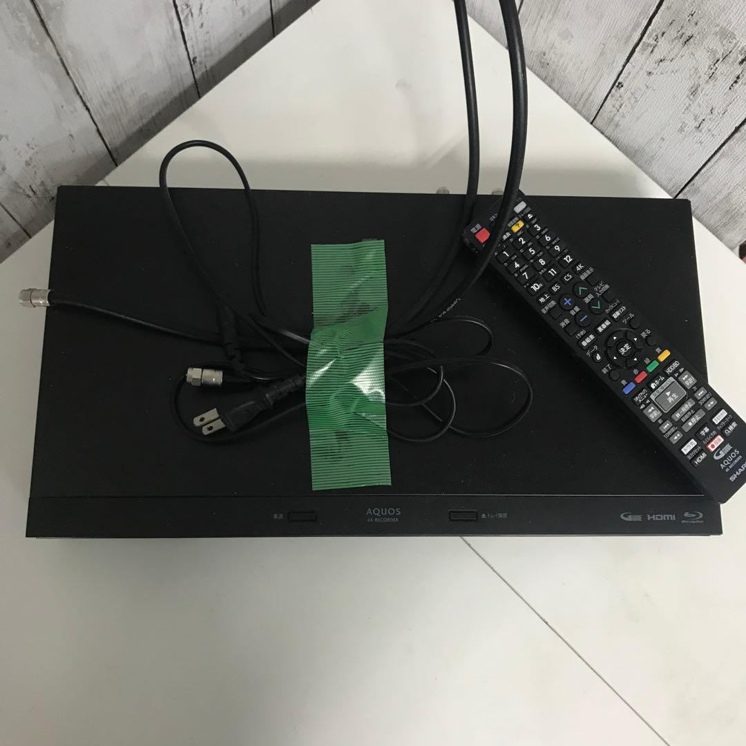 【極美品】シャープ　４Kレコーダー　4B-C10BT3　2019年製　H