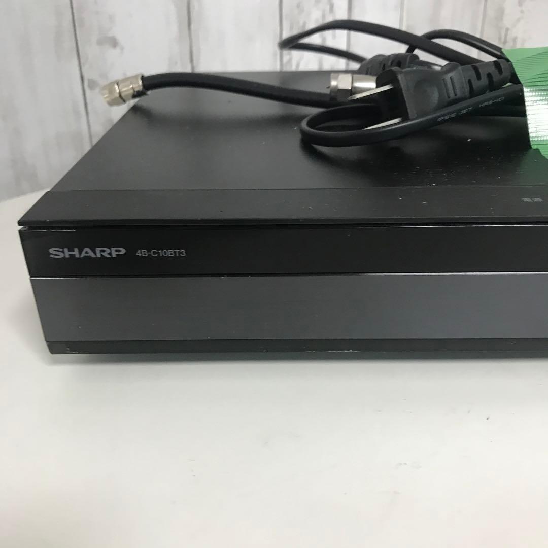 【極美品】シャープ　４Kレコーダー　4B-C10BT3　2019年製　H
