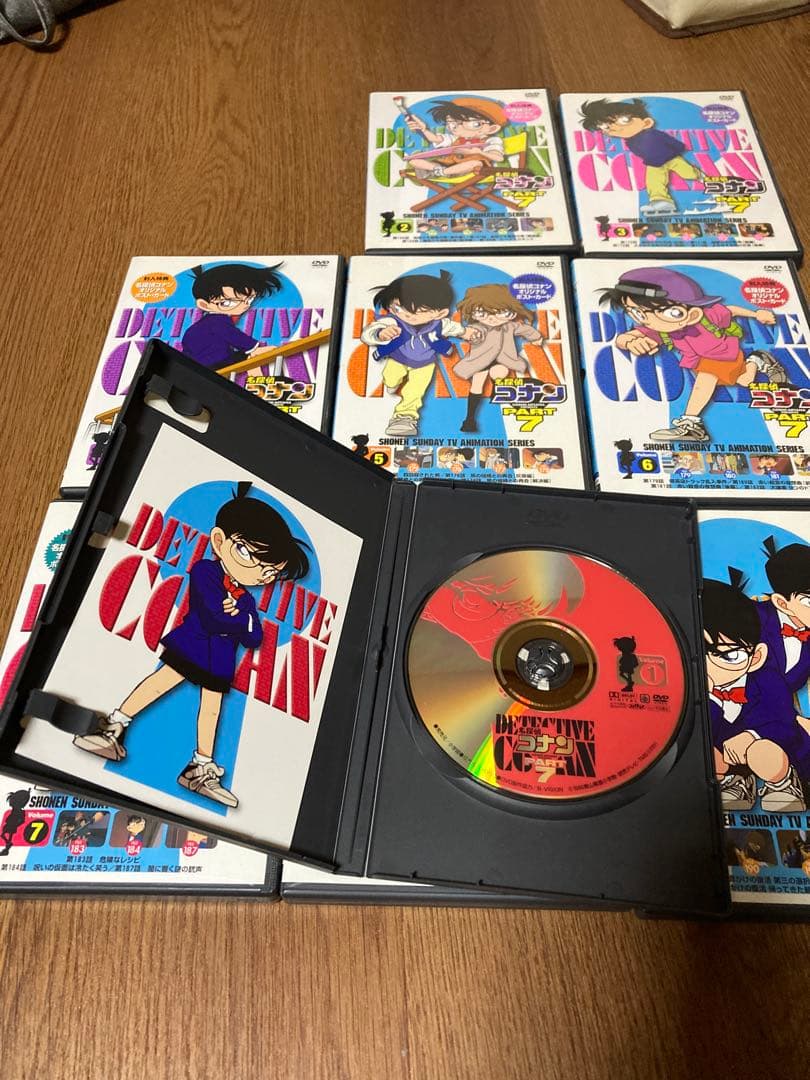 美品　名探偵コナンPART7 全9巻完結セット　ポストカード付き