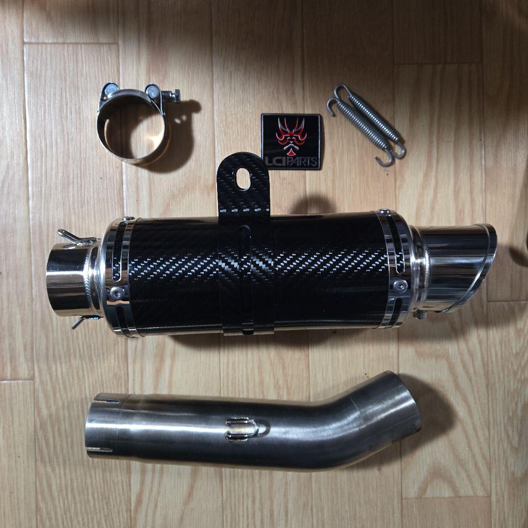CB400SF CB400SB　LCI製ショートカーボンスリップオンマフラー