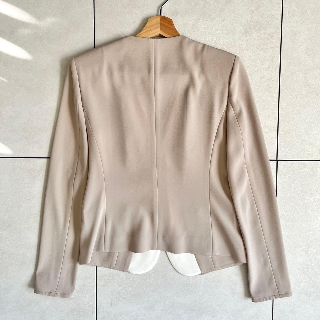 BEIGE, CINDY ダブルカラージャケット スカート セットアップ