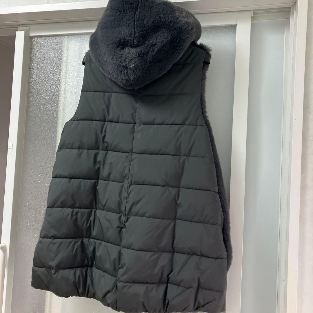 タイムセール‼️美品‼️agaボアベスト ドゥミルサンクファーベスト