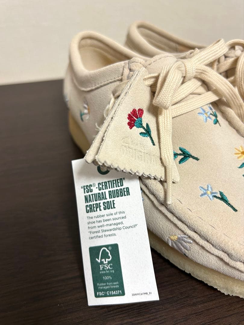 【Clarks/クラークス】ワラビー(トープエンブロイダリー) 23cm