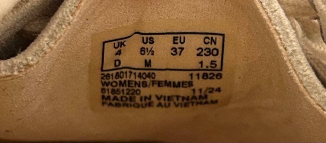 【Clarks/クラークス】ワラビー(トープエンブロイダリー) 23cm