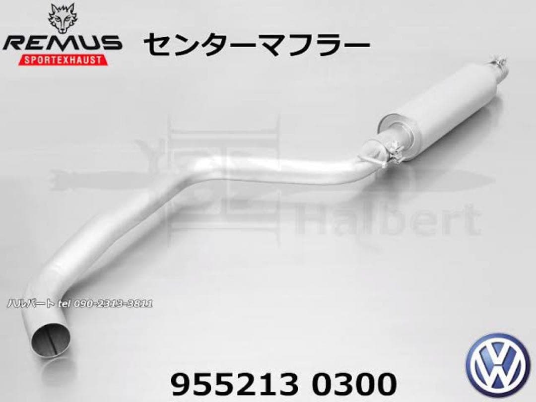 REMUS キャタバック ゴルフ7 GTI Φ102 アングル ストレートカット