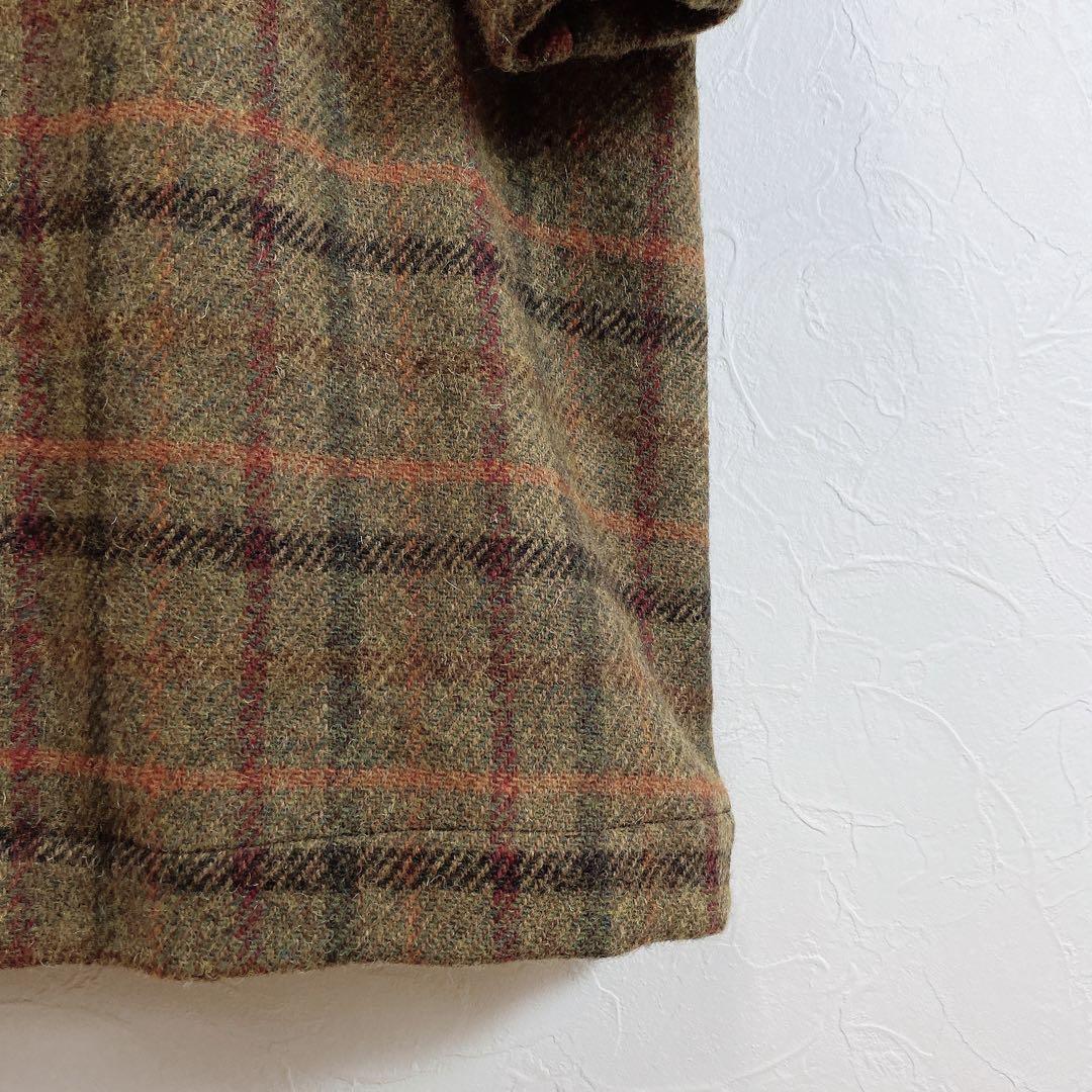美品 WORKERS Bal Collar Coat Harris Tweed