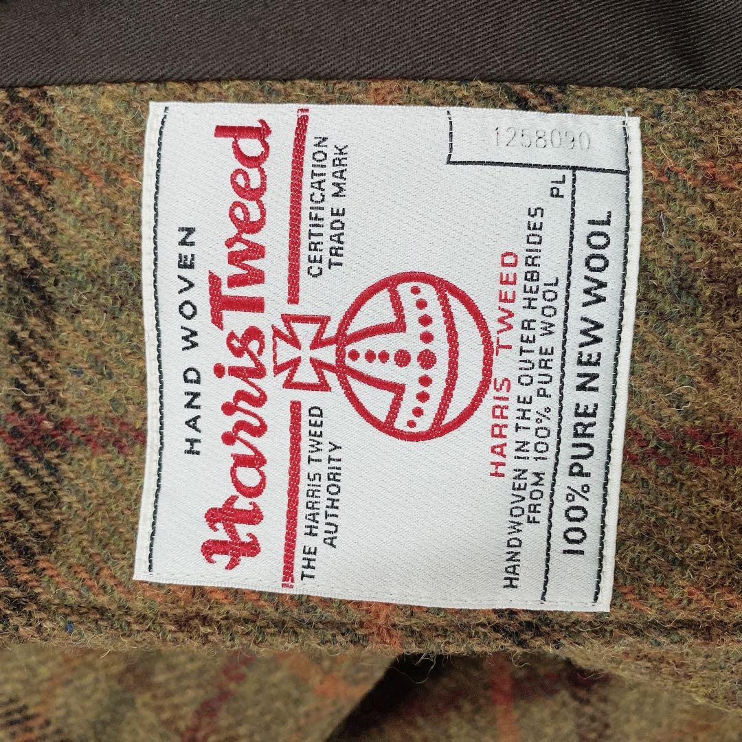 美品 WORKERS Bal Collar Coat Harris Tweed