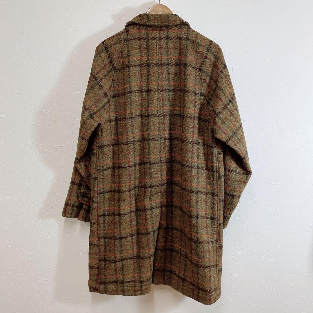美品 WORKERS Bal Collar Coat Harris Tweed