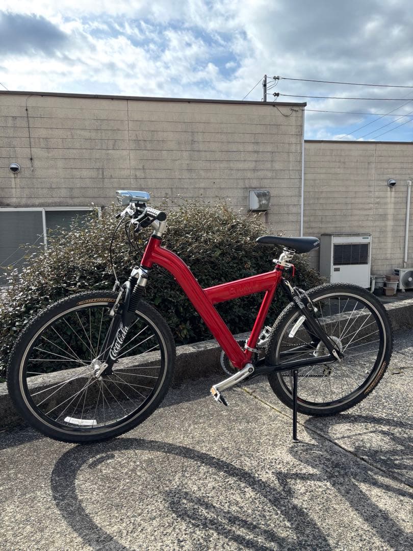 コカコーラとのコラボ マウンテンバイク