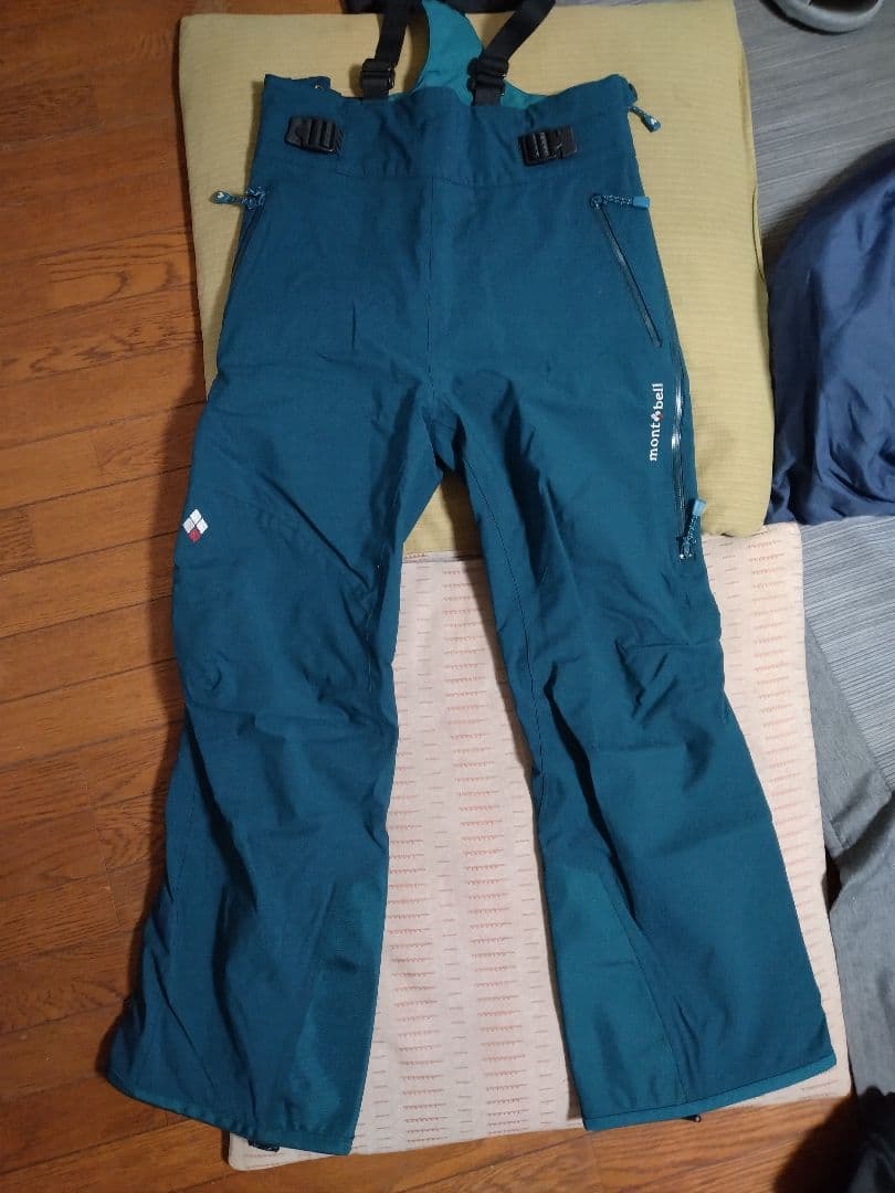 mont-bell ティール サスペンダー付き スキーウェア S