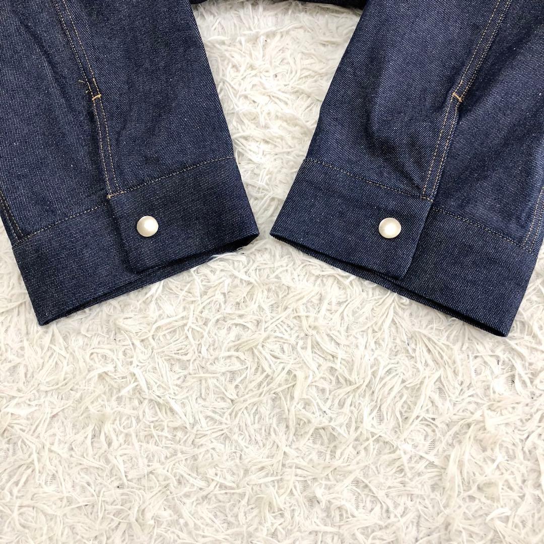【未使用級】 L'ESSAGE デニム カバーオール インディゴ フリー
