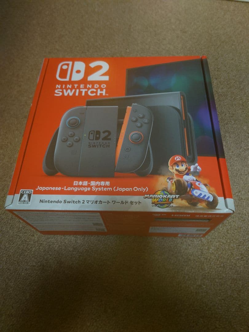 新品未使用　Nintendo Switch 2　マリオカートセット