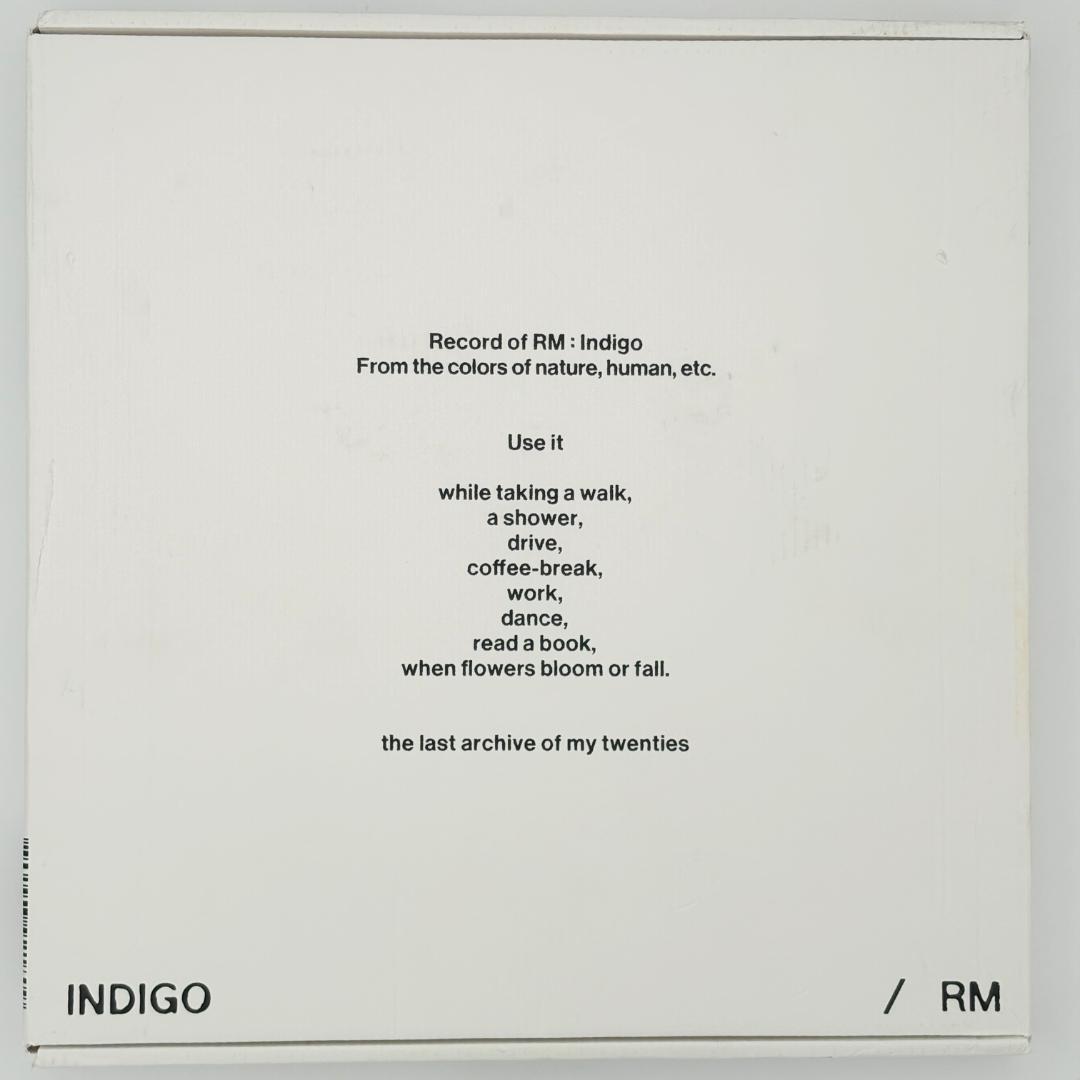 Indigo RM BTS LP レコード