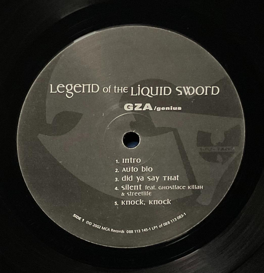洋楽 GZA - Legend Of The Liquid Sword 2LP