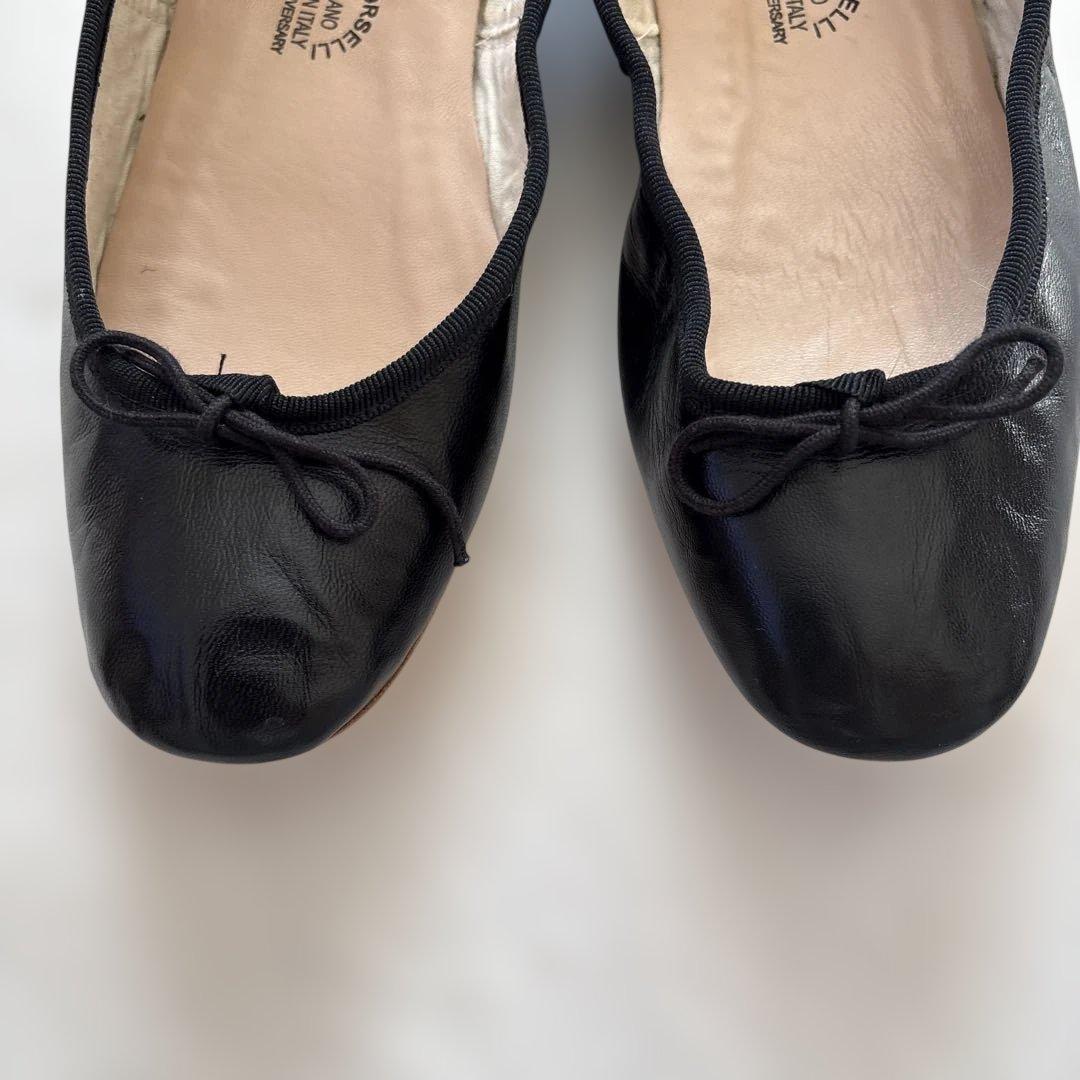 未使用級✨A.P.C. ポルセリブラック バレエシューズ　黒　ブラック　39