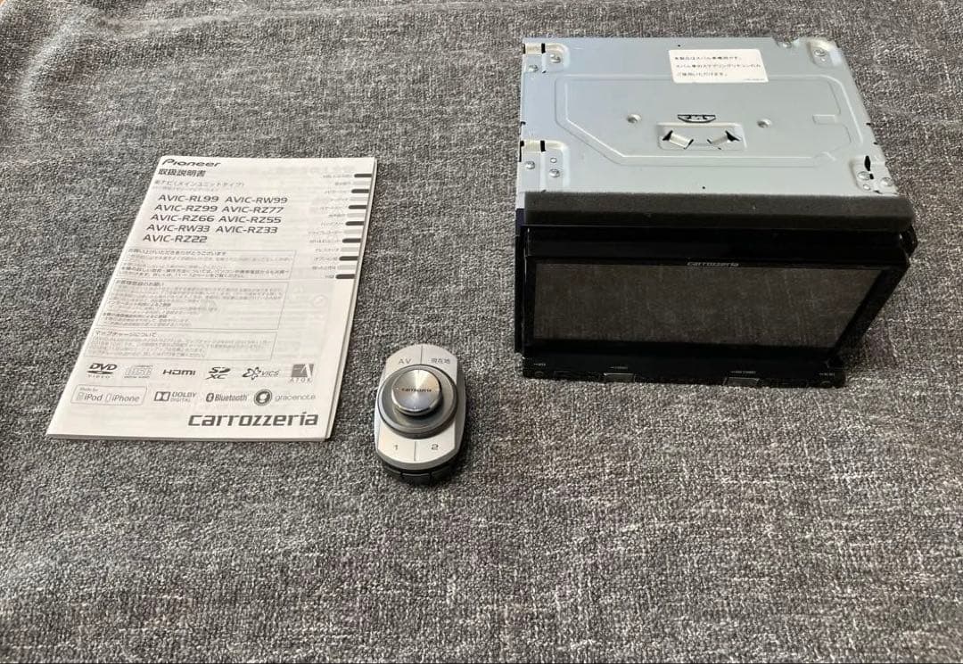 更新 Carrozzeria AVIC-RZ99/本体＋取説＋スマートコマンダー