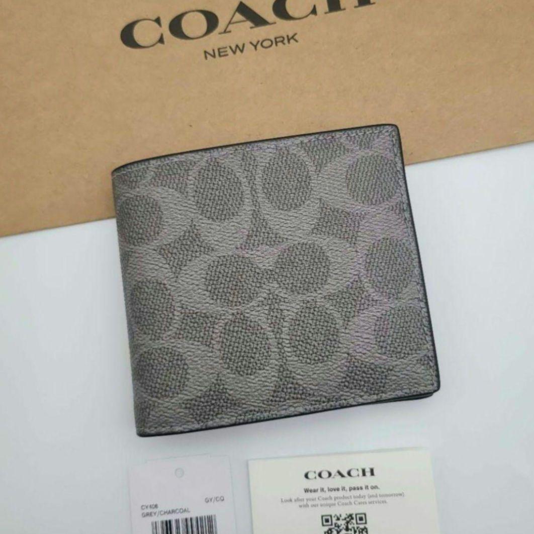 新商品　COACH　コーチ　折り財布　二つ折り　ウォレット　正規品