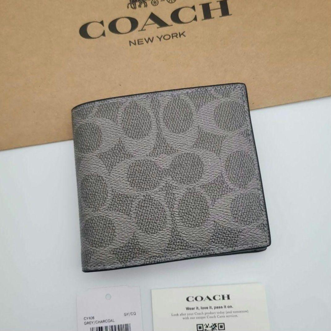 新商品　COACH　コーチ　折り財布　二つ折り　ウォレット　正規品