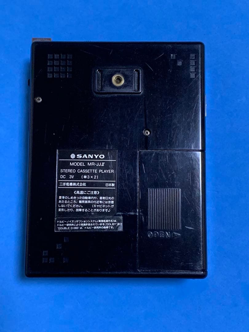 SANYO MR-JJIIカセットプレーヤー動作品