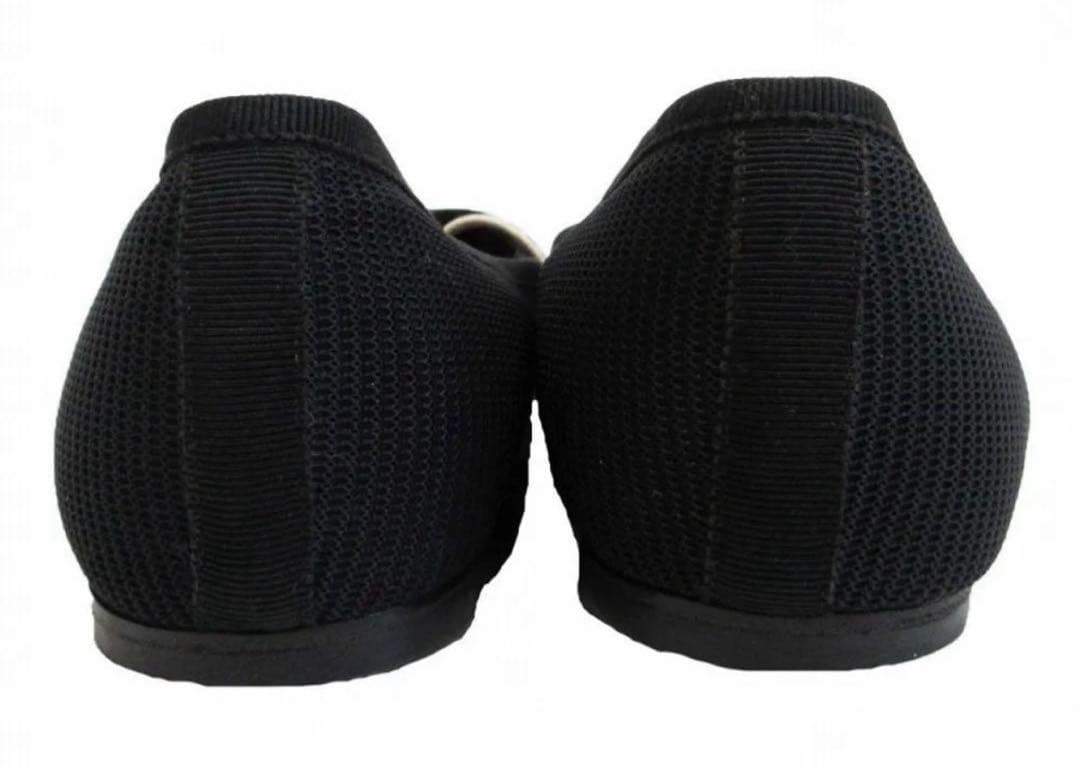 AyaChristian Dior ブラックバレエシューズ