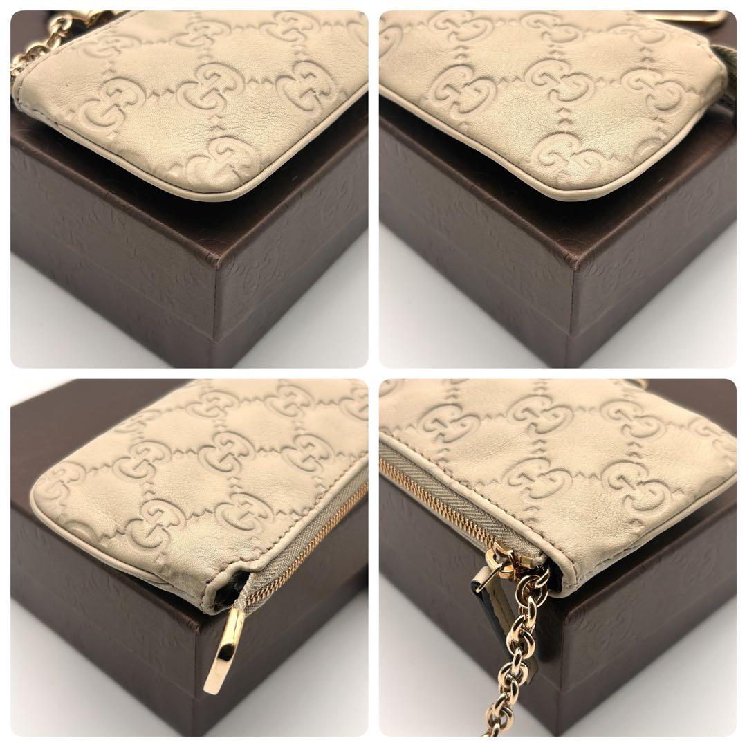 ✨レア美品✨ GUCCI グッチ シマ ケース GG レザー 高級 希少