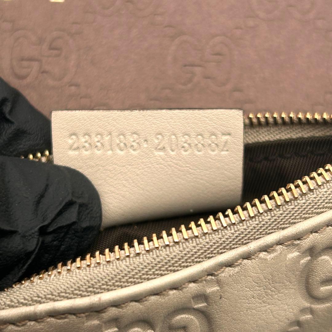 ✨レア美品✨ GUCCI グッチ シマ ケース GG レザー 高級 希少