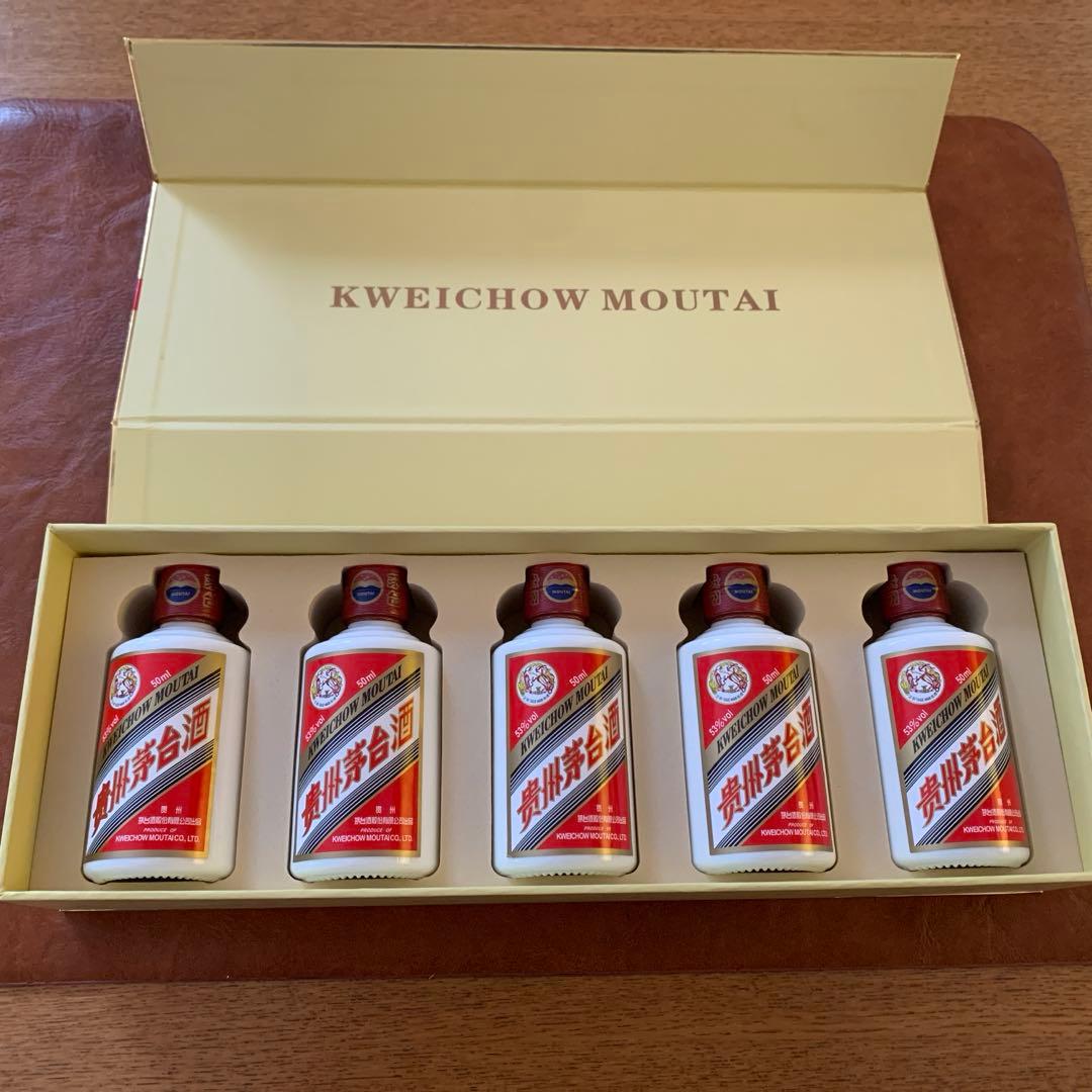Kweichow Moutai 50ml 5本セット ギフトボックス
