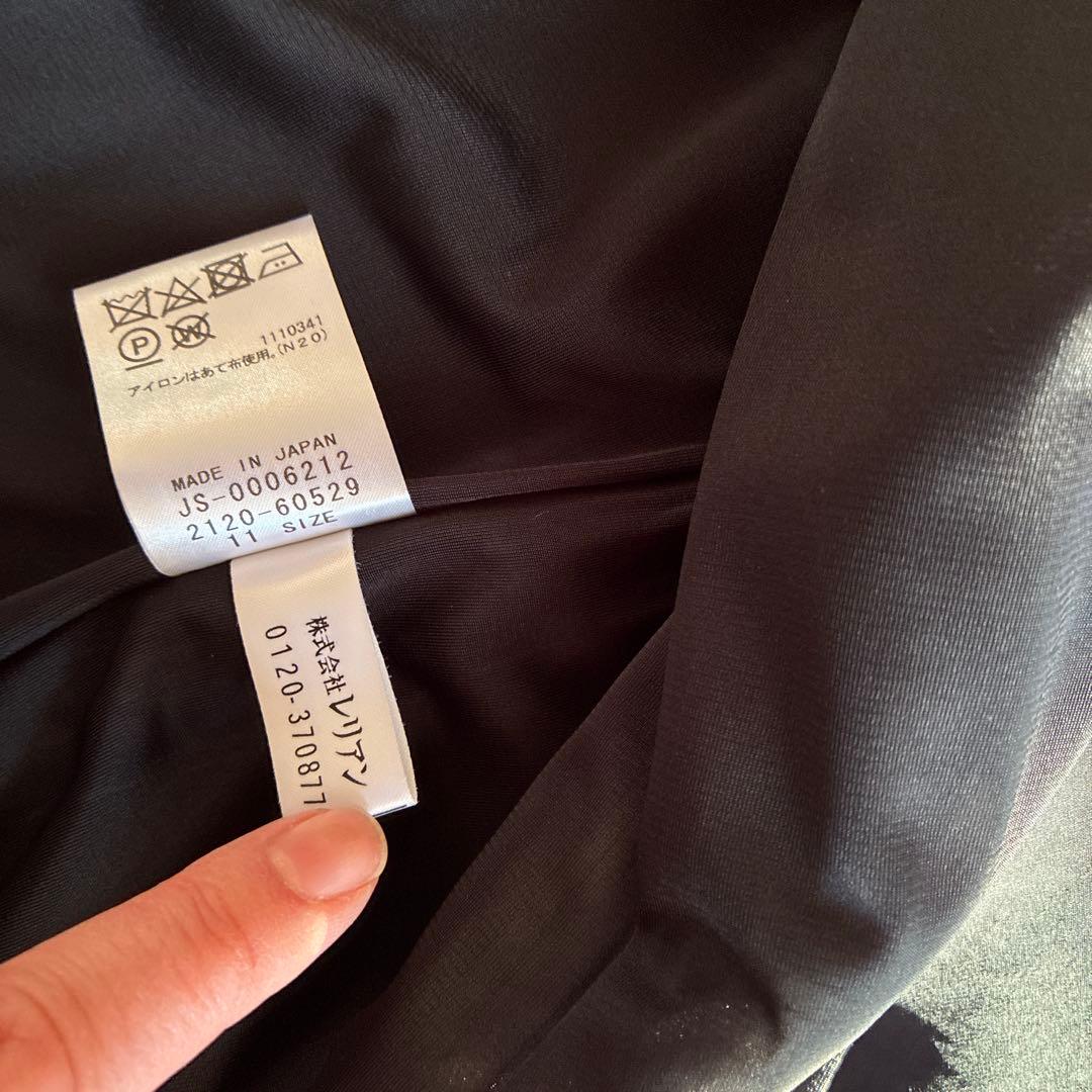 ノーカラーチェック柄ジャケット