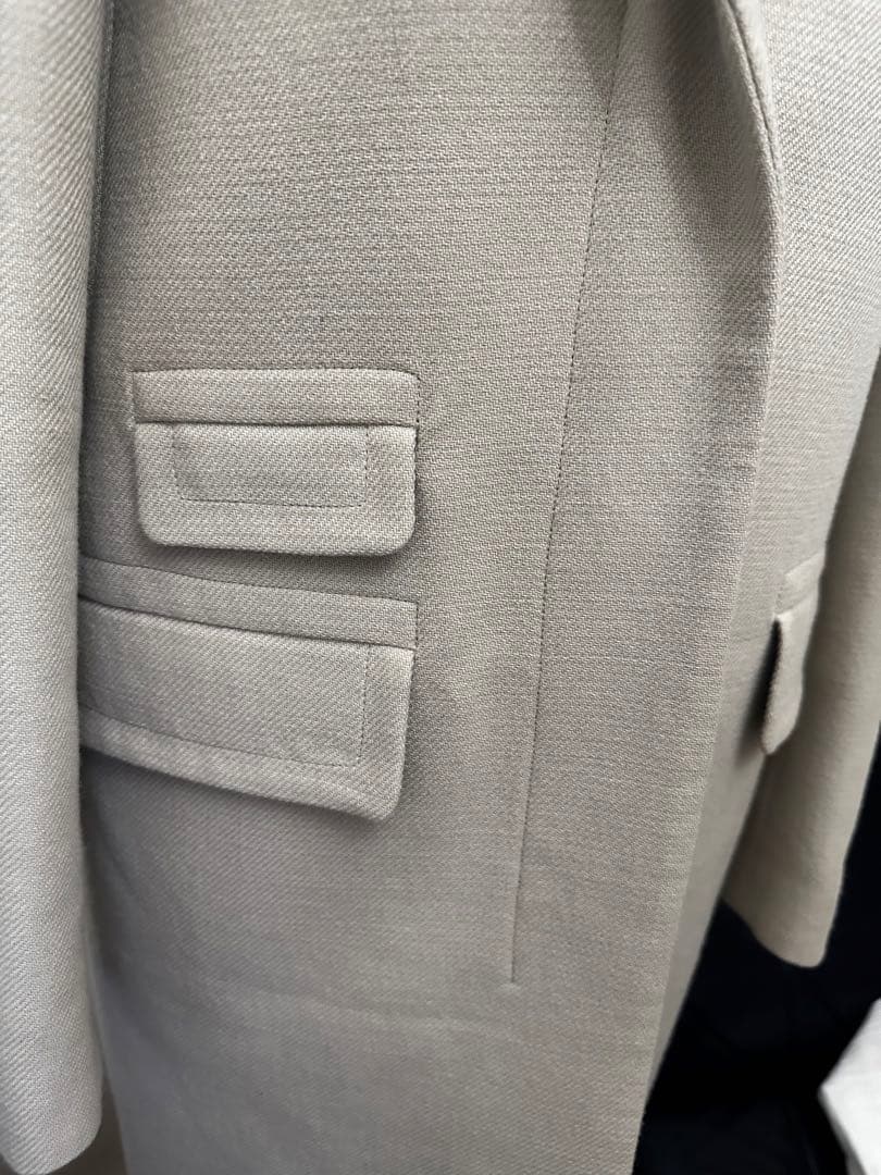 Chloé チェスターコート 36 グレージュ