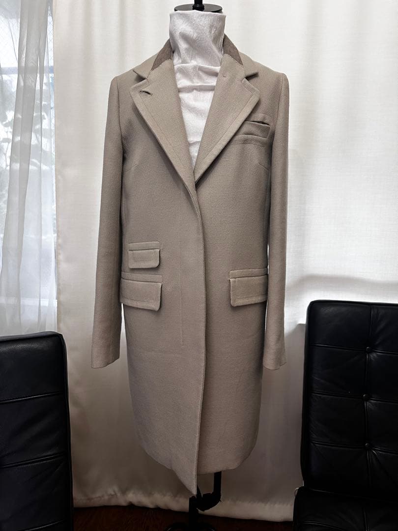 Chloé チェスターコート 36 グレージュ