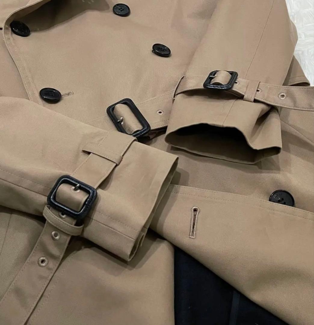 HYKE ハイク ロングトレンチコート ベージュ ウールライナー付き M相当