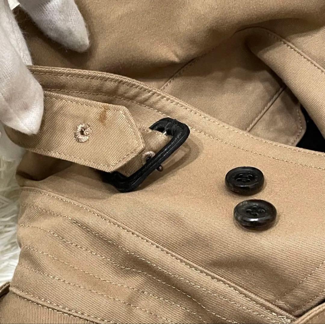 HYKE ハイク ロングトレンチコート ベージュ ウールライナー付き M相当