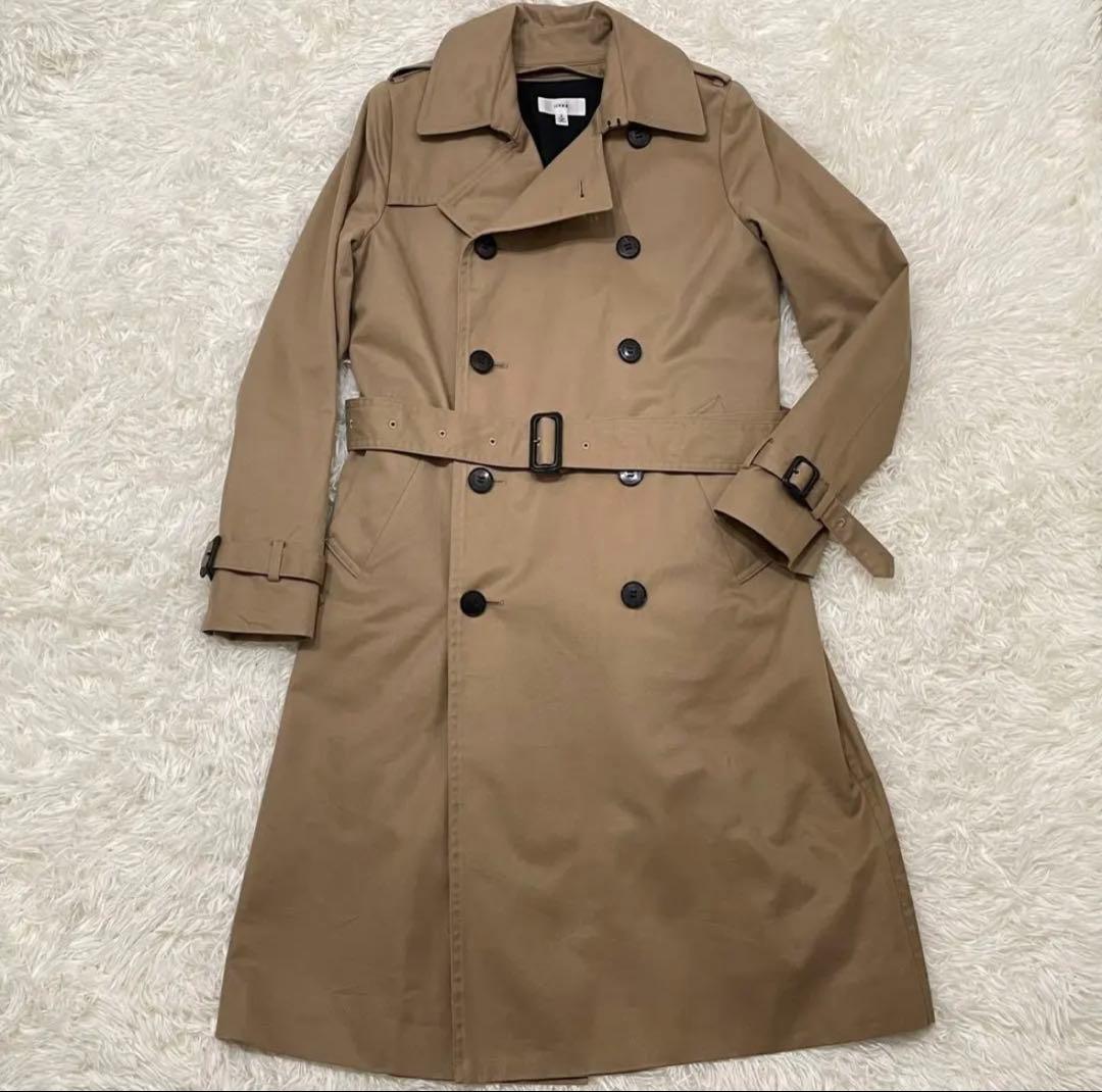 HYKE ハイク ロングトレンチコート ベージュ ウールライナー付き M相当