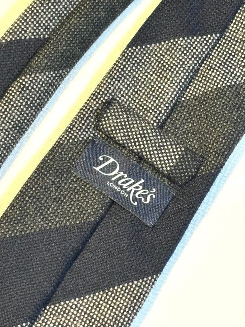 Drake’s ネクタイ　ウール 100% Handmade in London