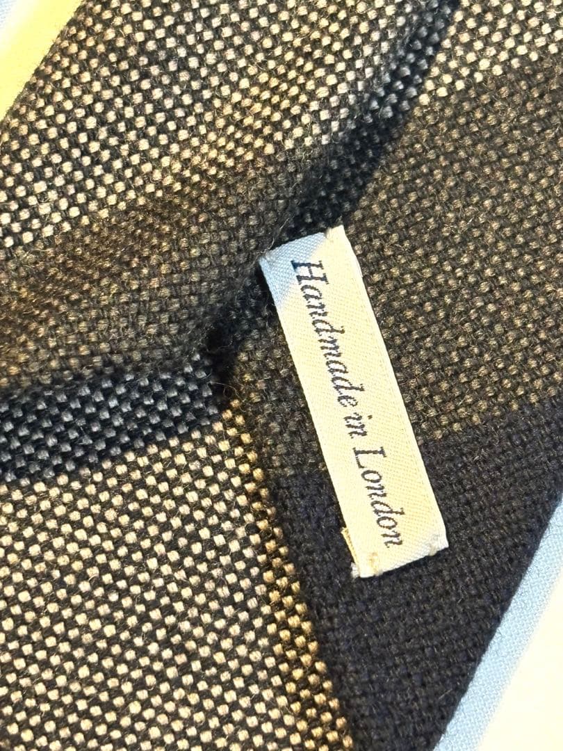 Drake’s ネクタイ　ウール 100% Handmade in London
