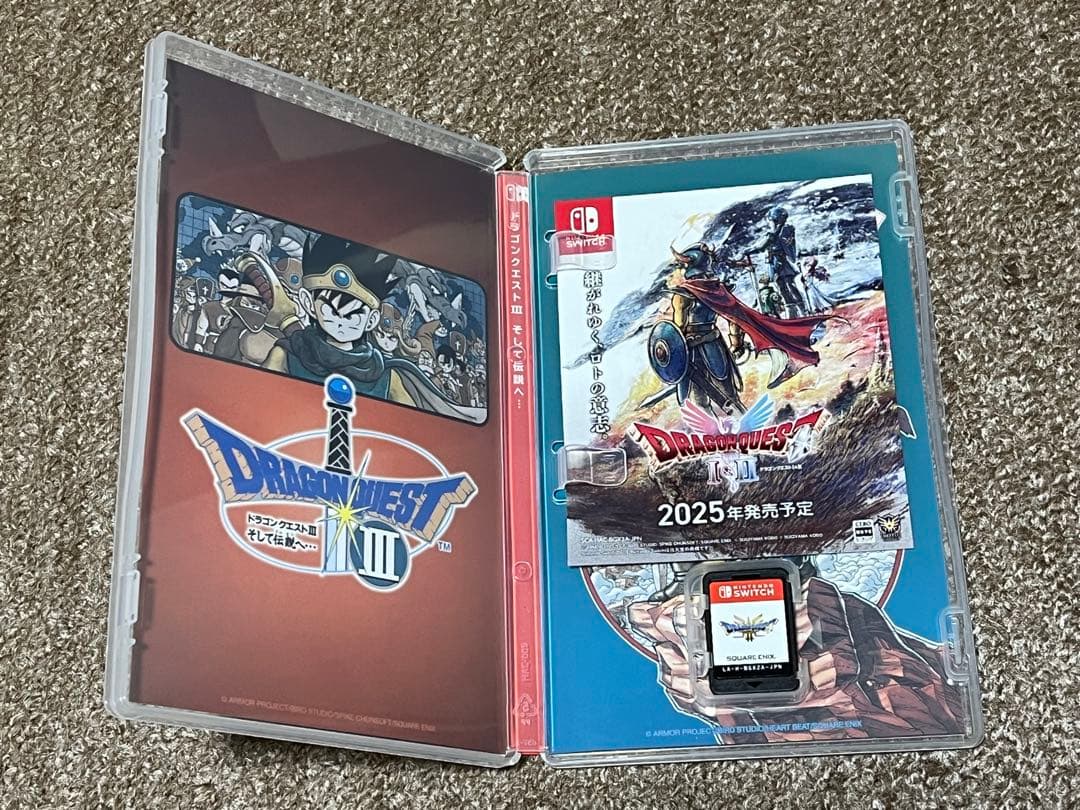 Switch版 ドラゴンクエスト1＆2・3 収納ボックス　マウスパッド２種類