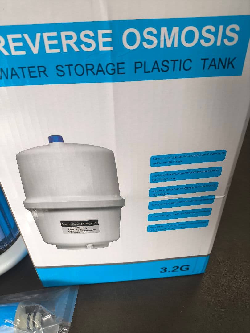 新品 逆浸透膜 浄水器 タンク、ポンプ付 7ステージ75ガロン RO 純水