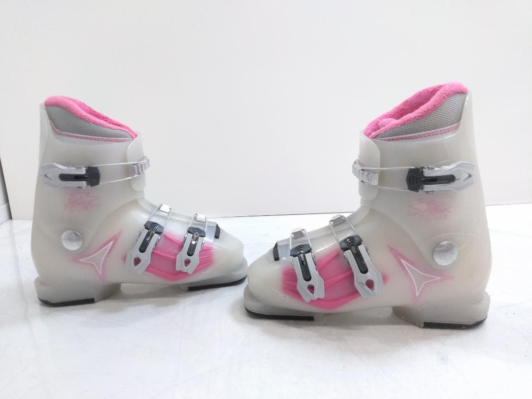 女の子 ジュニアスキー 5点セット アトミック 130cm ブーツ24.5cm◇