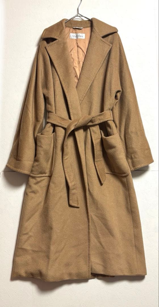 max mara マックスマーラ 白タグ キャメル カラーコート サイズ40