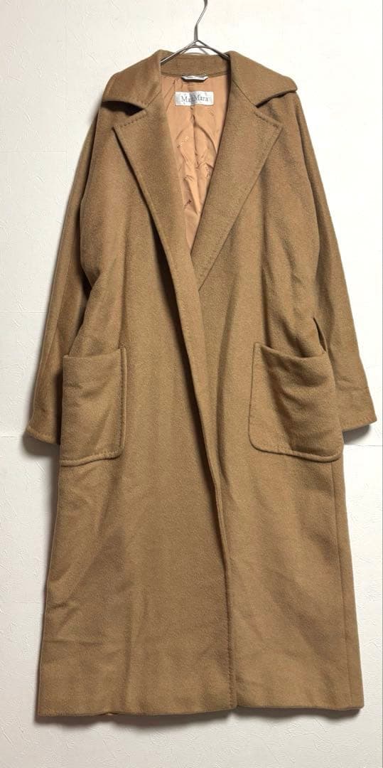 max mara マックスマーラ 白タグ キャメル カラーコート サイズ40