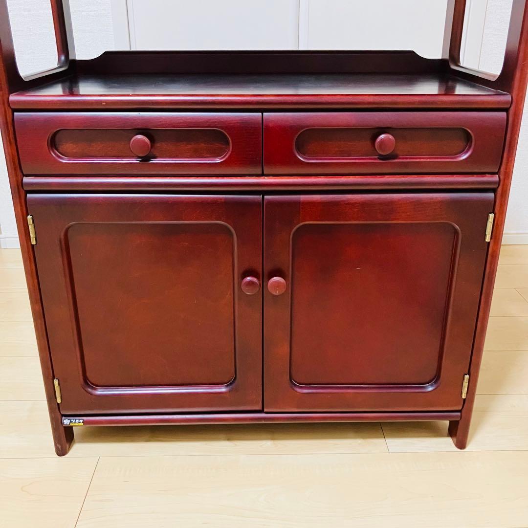 ✨美品✨ カリモク karimoku 木製 電話台 FAX台 キャビネット飾り棚